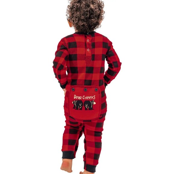 Lazy One Infant Flapjack Bear Cheeks 6mo NWT! - Picture 6 of 6